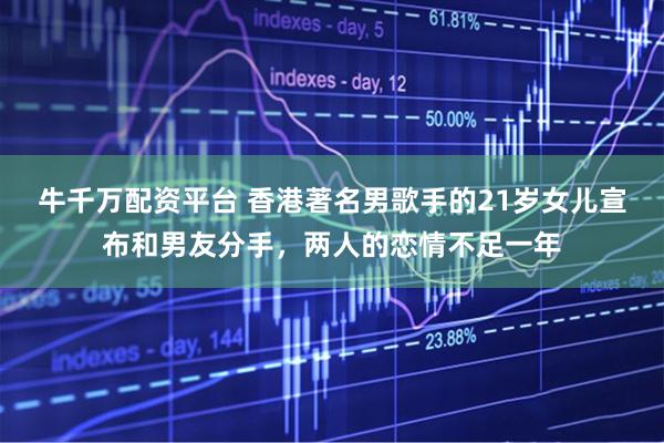 牛千万配资平台 香港著名男歌手的21岁女儿宣布和男友分手，两人的恋情不足一年
